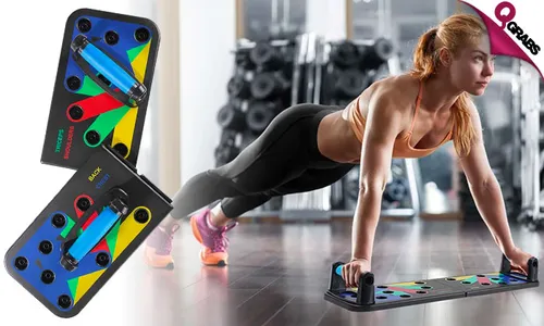 9-in-1 Foldable Push-Up Board!